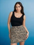 3 Tier DIGITAL PRINT SKORT with the Ruffle in the center - SK2016